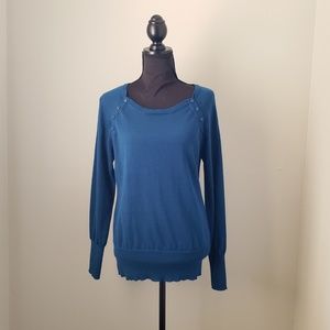 Kenneth Cole Blue Pull Over Sweater